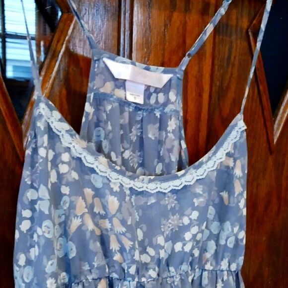 Victoria Secret Angels Floral Sleep Dress Semi Sheer SMALL - Picture 2 of 11